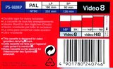 Video8, Hi8, Digital8 Sony MP 90 "P5-90MP" Type I Normal 1996 Europe