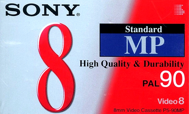 Video8, Hi8, Digital8 Sony MP 90 "P5-90MP" Type I Normal 1996 Europe