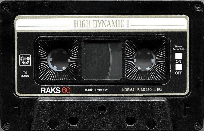 Compact Cassette RAKS High Dynamic I 60 Type I Normal 1978 Europe