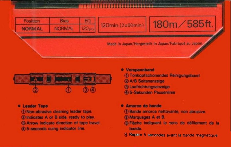 Compact Cassette Maxell UL 120 Type I Normal 1978 Europe