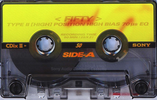 Compact Cassette Sony CDix II 50 "C-50CDX2E" Type II Chrome 1997 Japan