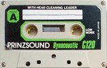 Compact Cassette Prinzsound 120 "Dynacoustic" Type I Normal 1980 Japan