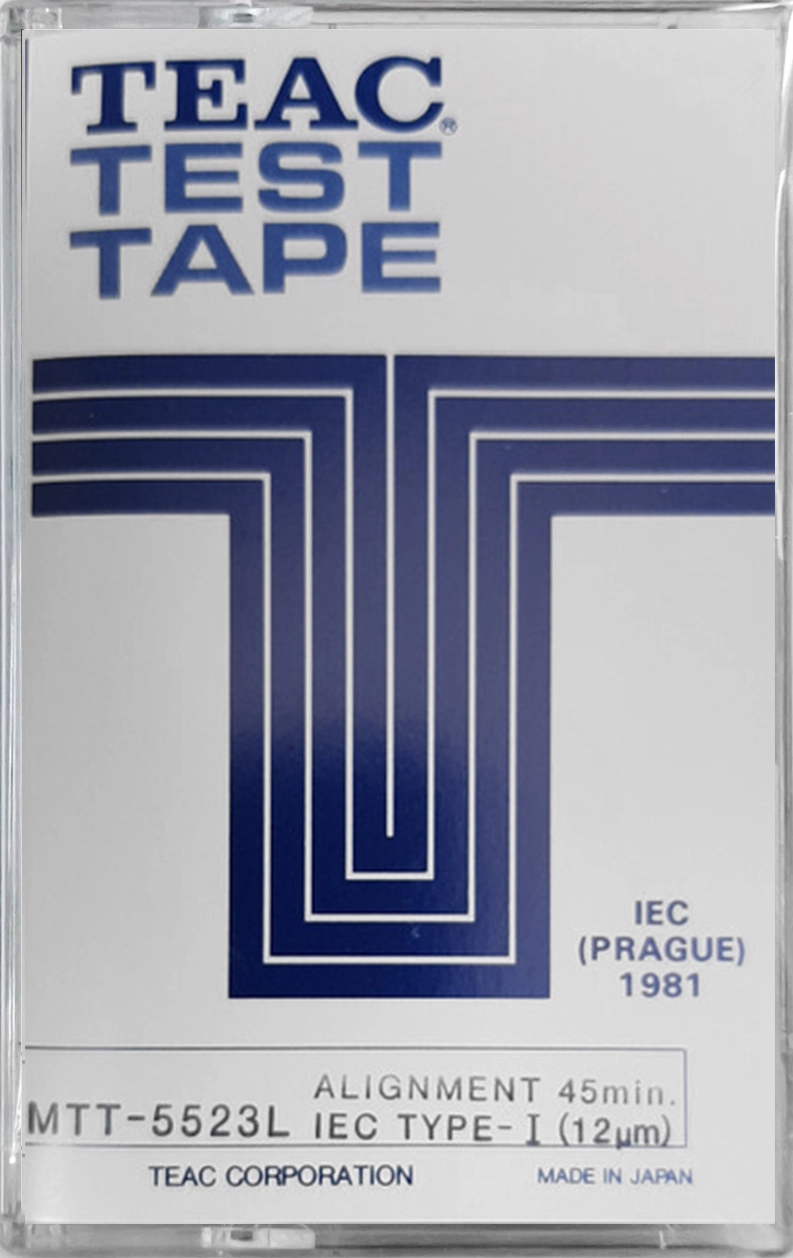 Compact Cassette Teac MTT "5523L" Test Cassette Japan