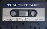 Compact Cassette Teac MTT "5523L" Test Cassette Japan