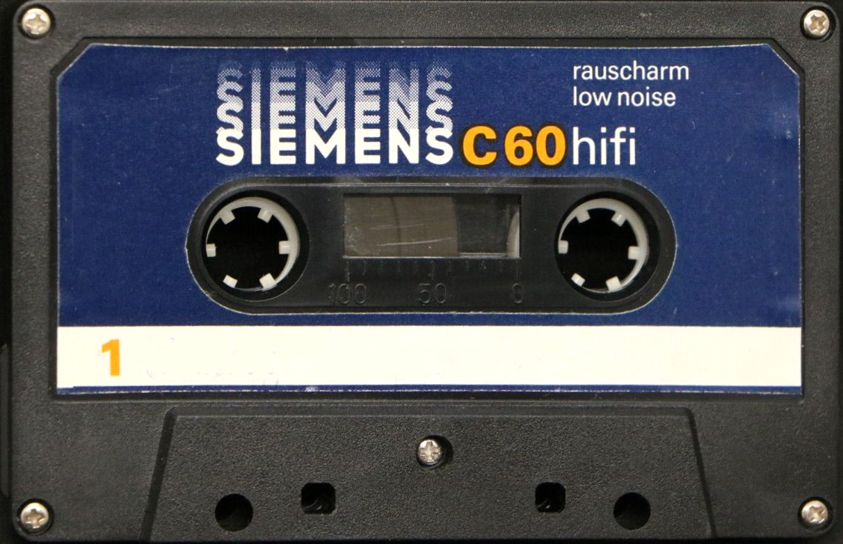 Compact Cassette Siemens 60 Type I Normal 1980 Germany