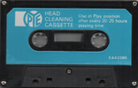 Compact Cassette Pye "EA43380" Cleaning Cassette UK