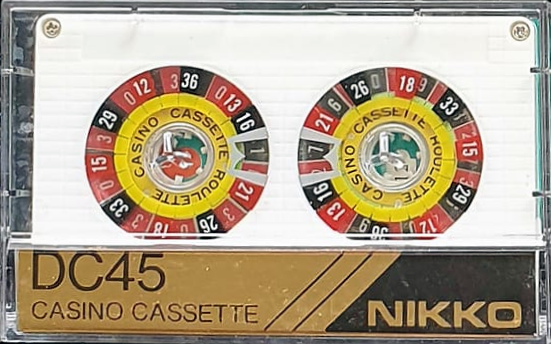 Compact Cassette Nikko DC 45 "Casino Cassette Roulette" Type I Normal USA