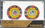 Compact Cassette Nikko DC 45 "Casino Cassette Roulette" Type I Normal USA