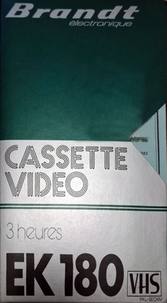 VHS, Video Home System Brandt 180 "EK" Type I Normal 1981 Unknown Country