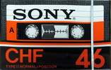 Compact Cassette Sony CHF 46 Type I Normal 1977 Japan