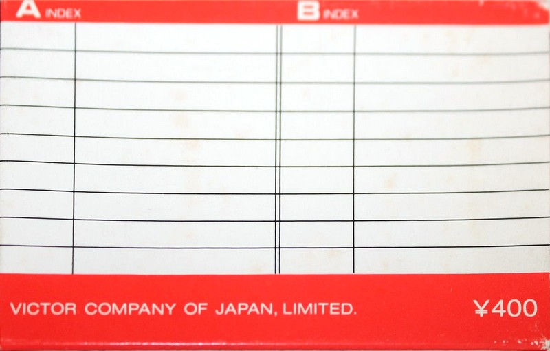 Compact Cassette Victor 60 "C-60S" Type I Normal 1973 Japan