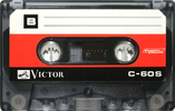 Compact Cassette Victor 60 "C-60S" Type I Normal 1973 Japan
