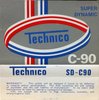 Compact Cassette Technico SD 90 Type I Normal