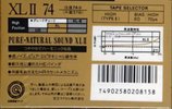 Compact Cassette Maxell XLII 74 Type II Chrome 1988 Japan