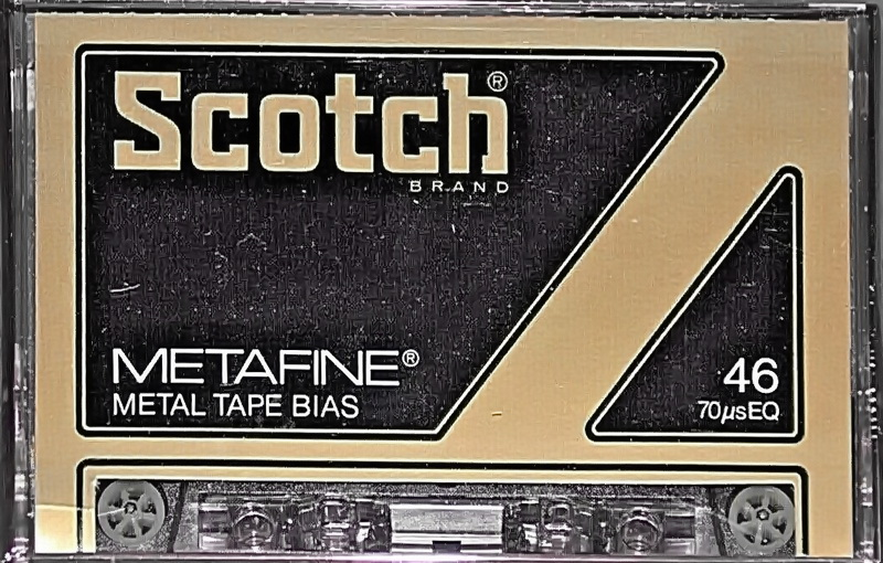 Compact Cassette Scotch Metafine 46 Type IV Metal 1979 Europe