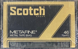 Compact Cassette Scotch Metafine 46 Type IV Metal 1979 Europe
