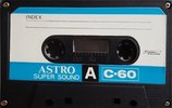 Compact Cassette Astro 60 Type I Normal 1980 Unknown Country