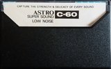 Compact Cassette Astro 60 Type I Normal 1980 Unknown Country