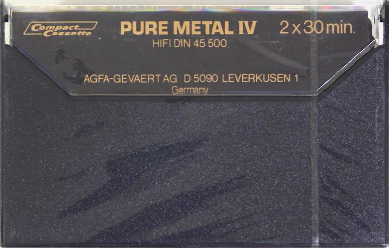 Compact Cassette: AGFA  - Pure Metal IV 60