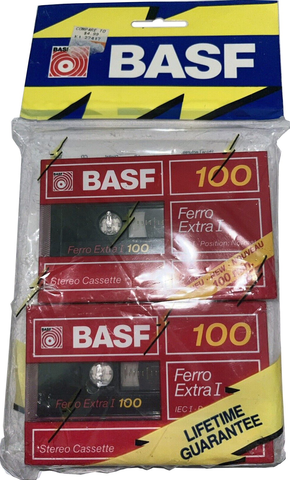 Soft Pack BASF Ferro Extra I 100 Type I Normal 1988 USA