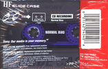 Compact Cassette Sony HF 74 "C-74HFSL" Type I Normal 1999 North America