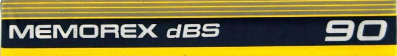 Compact Cassette Memorex dBS 90 Type I Normal 1987 Europe