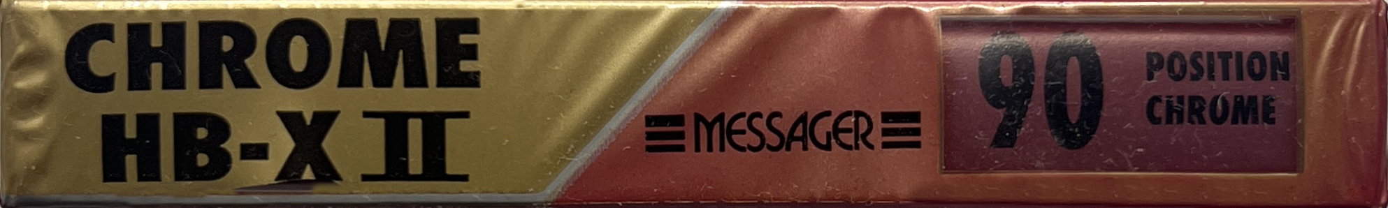 Compact Cassette Messager HB-X II 90 Type II Chrome 1994 France