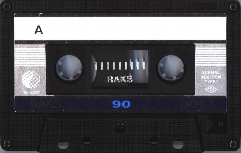 Compact Cassette RAKS HD-XI 90 Type I Normal 1989 Europe