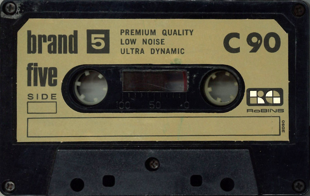 Compact Cassette Robins Brand Five 90 Type I Normal 1971 Australia