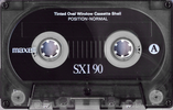 Compact Cassette Maxell SX 90 "SX I" Type I Normal 1991 Europe