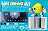 Compact Cassette Fuji CDFAN 90 "CDFAN2 90 A" Type II Chrome 1998 Europe