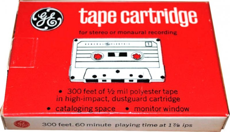 Compact Cassette GE / General Electric 60 Type I Normal 1967 USA
