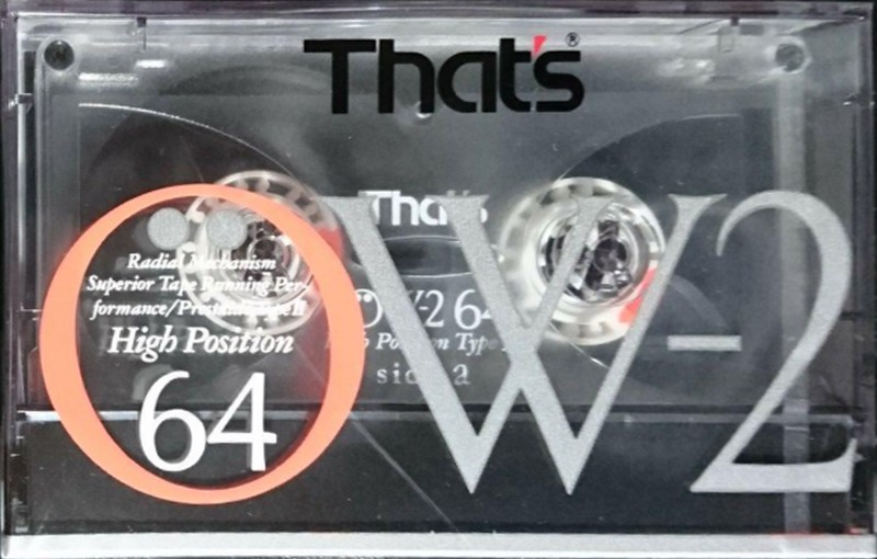 Compact Cassette Thats OW-2 64 Type II Chrome 1990 Japan