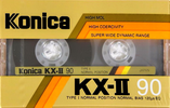 Compact Cassette Konica KX-II 90 Type I Normal 1988 Europe
