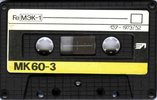 Compact Cassette No Name MK 60-3 60 Type I Normal USSR