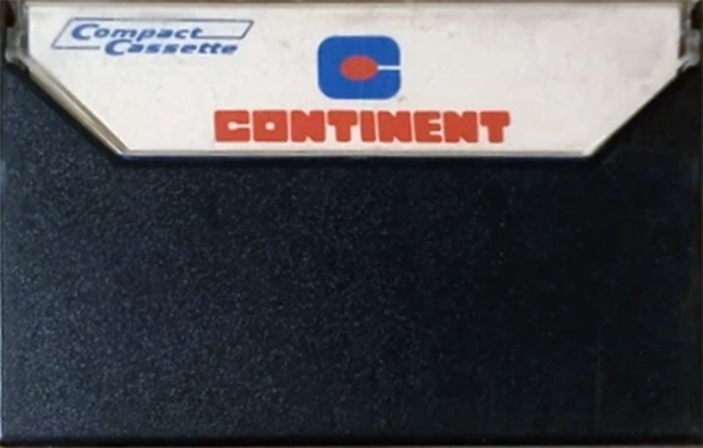 Compact Cassette Continent / Continente 60 Type I Normal 1981 France