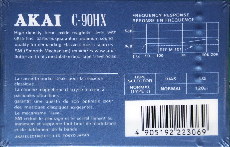 Compact Cassette: Mitsubishi Akai - HX 90