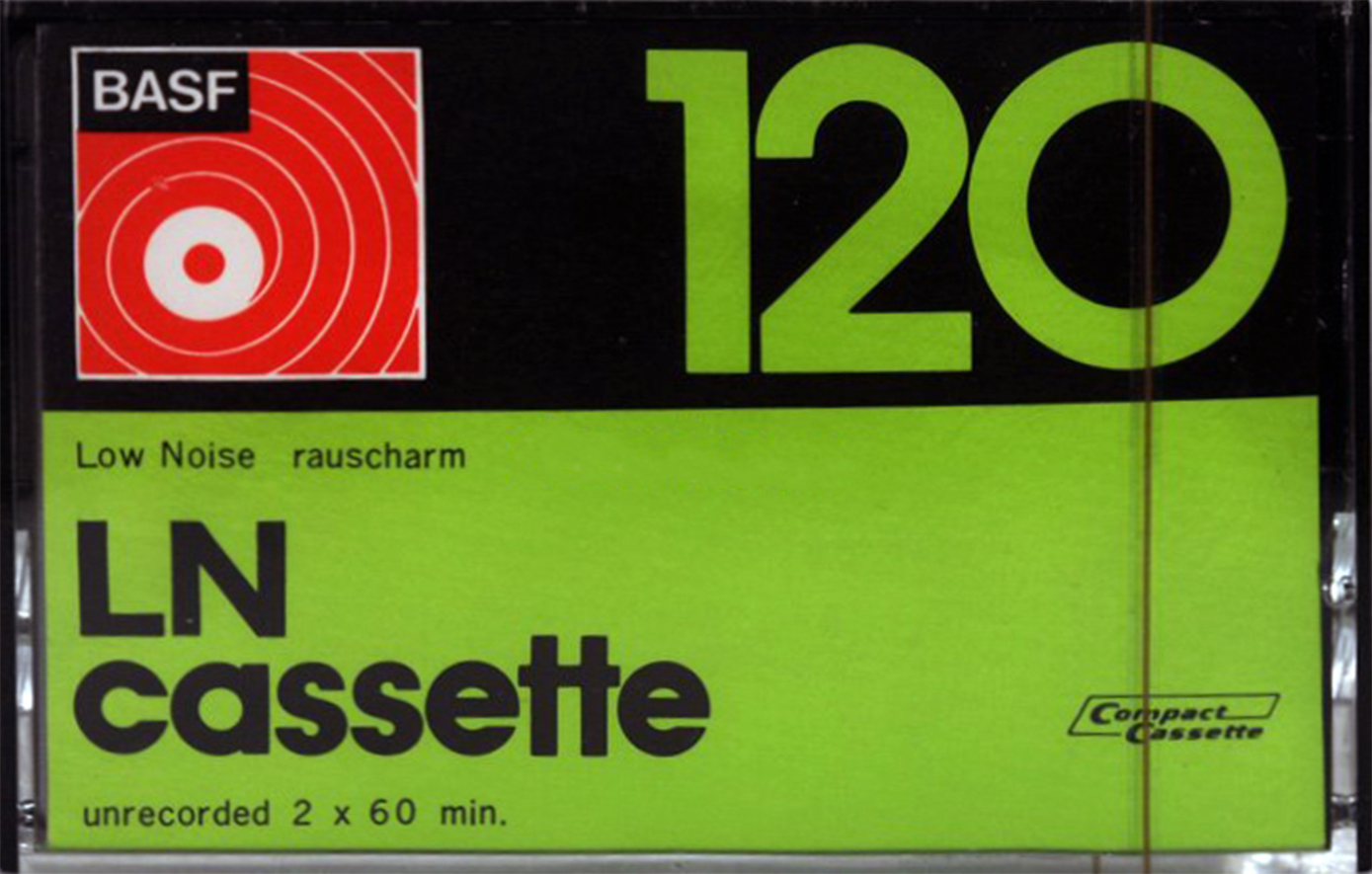 Compact Cassette BASF LN 120 Type I Normal 1974 Japan