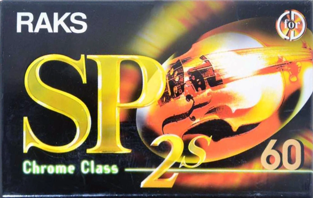 Compact Cassette RAKS SP 2s 60 Type II Chrome 1998 Europe