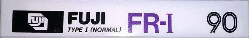 Compact Cassette Fuji FR-I 90 Type I Normal 1982 Europe