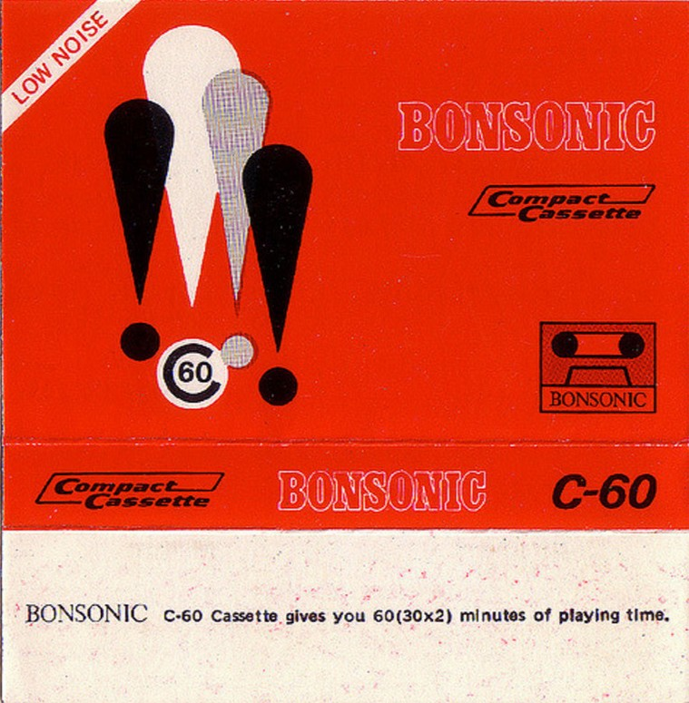 Compact Cassette Bonsonic 60 Type I Normal 1978 Hong Kong