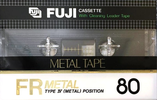 Compact Cassette Fuji FR Metal 80 Type IV Metal 1982 Japan