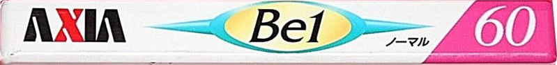 Compact Cassette AXIA Be 1 60 "BE1A 60" Type I Normal 1996 Japan