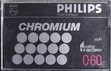 Compact Cassette Philips Chromium 60 Type II Chrome 1978 Europe