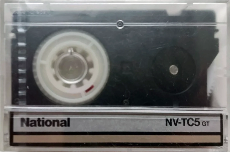 VHS-C (VHS Compact) National Super GT 5 "NV-TC5GT" Type I Normal 1987 Japan