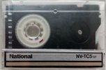 VHS-C (VHS Compact) National Super GT 5 "NV-TC5GT" Type I Normal 1987 Japan