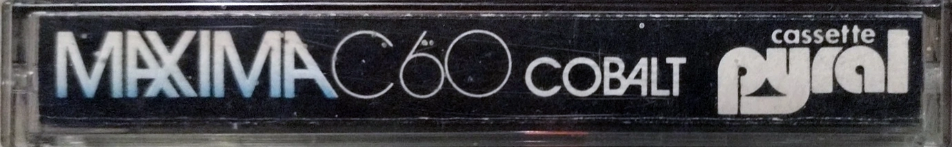 Compact Cassette Pyral Maxima 60 Type I Normal 1980 Canada