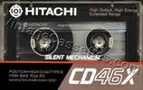 Compact Cassette Hitachi CD 46 "CD-X" Type II Chrome 1985 Japan