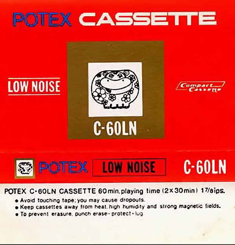 Compact Cassette Potex 60 Type I Normal 1975