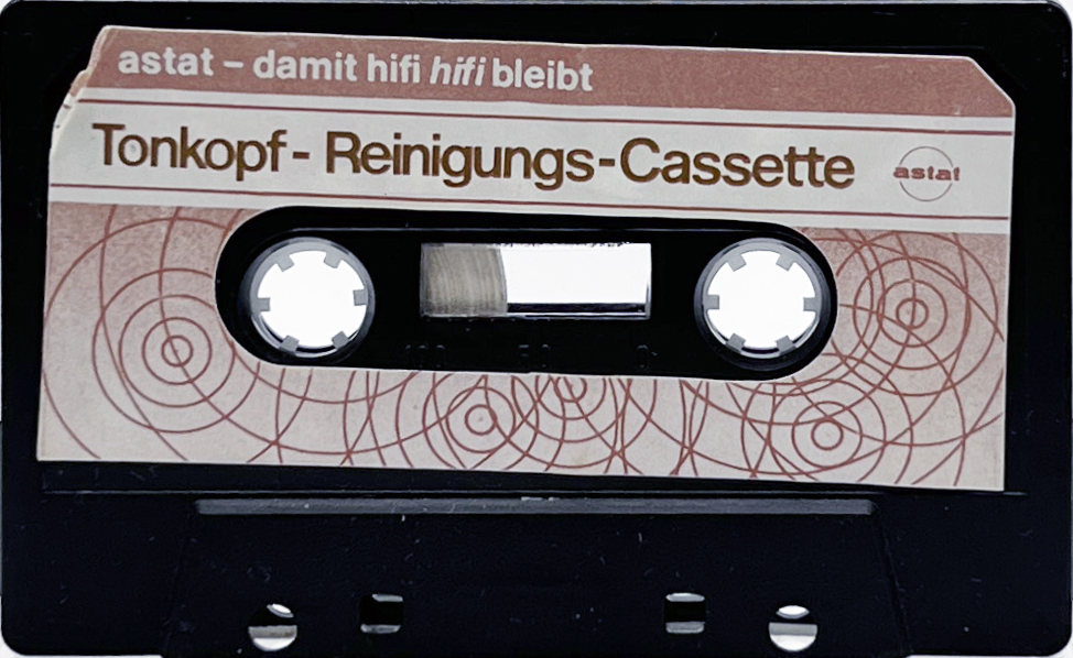 Compact Cassette Astat Cleaning Cassette Germany